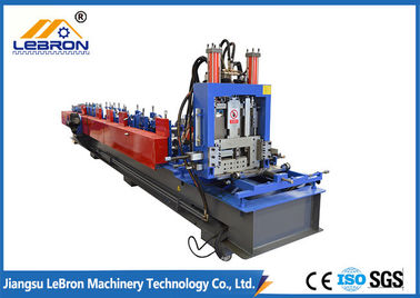 Il CNC controlla il rotolo automatico del Purlin di C che forma 10-15m/min tagliente idraulico a macchina